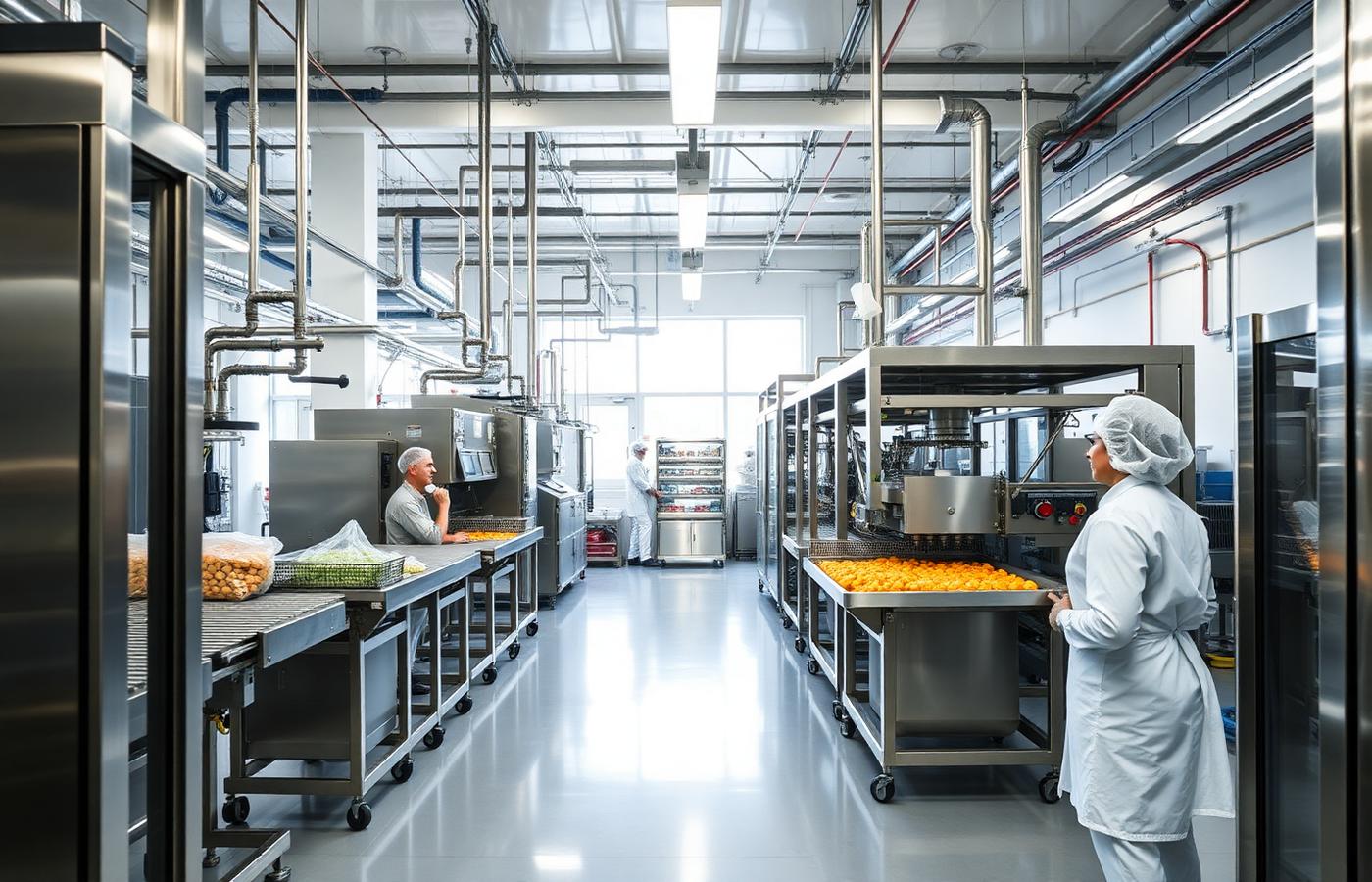 Inside an Asten Foods production facility